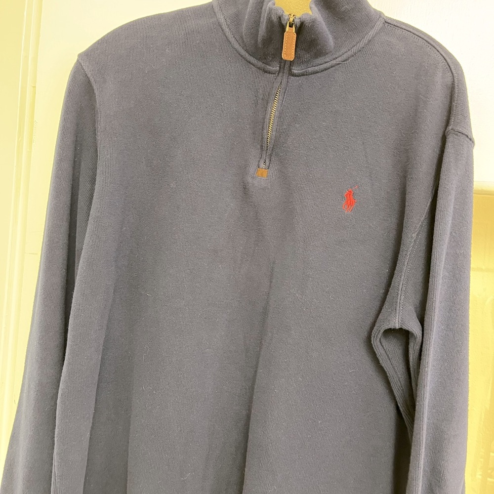 3/4 front zip sweatshirt from Polo.